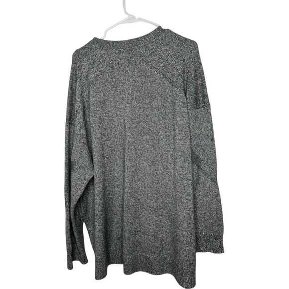 Lafayette 148 Cashmere Sweater Women's Size XXL Heather Gray Crewneck Classic - Picture 2 of 9
